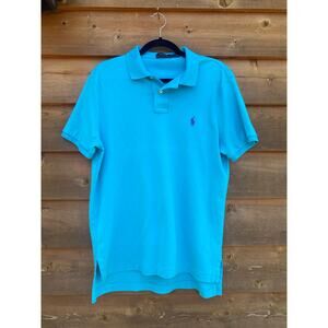 Polo Ralph Lauren blue polo short sleeve shirt